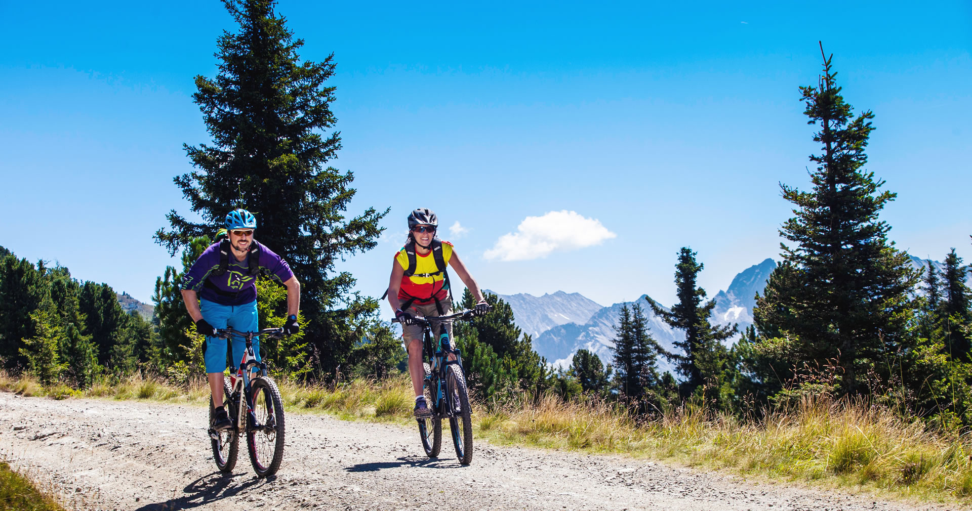 Mountainbiken im Zillertal, Tirol, Österreich © Zillertal Arena_Domenico Galizia