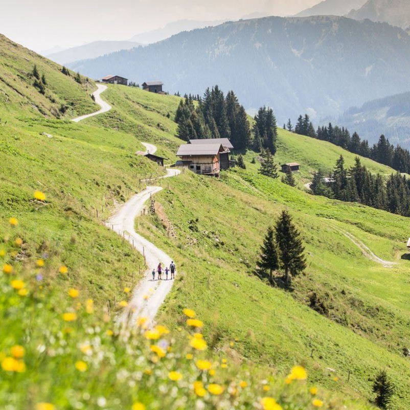 Wandern auf der Panoramatour in Gerlos © TVB Zillertal Arena